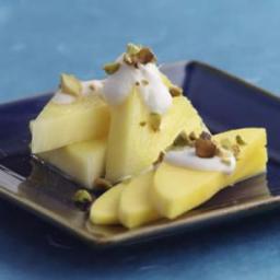 Tropical Fruits with Pistachios and Coconut