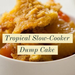 Tropical Slow-Cooker Dump Cake