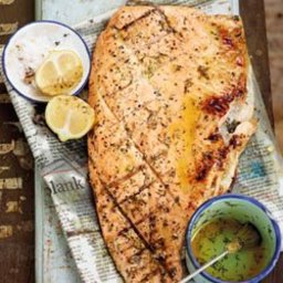 Trout fillets with dill butter