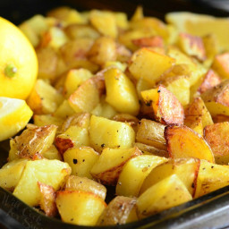 Truffle Lemon Pepper Roasted Potatoes