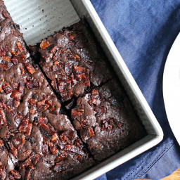 Truly Decadent Bacon Brownies