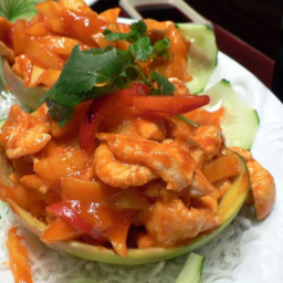 Try a Crowd Pleasing Thai Mango Chicken with Lots of Flavor