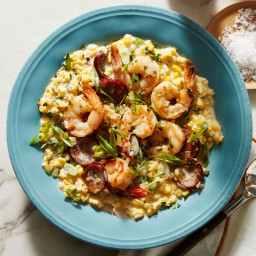Try Rach's Summer-y Version of Shrimp & Grits