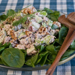 Tuna and Apple Walnut Salad