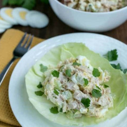 Tuna and Egg Salad with Sour Cream
