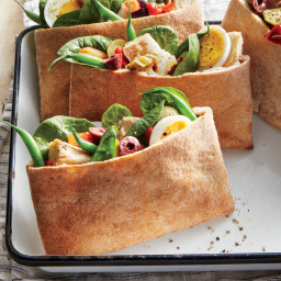 Tuna-and-Pickled-Vegetable Pita Pockets