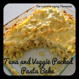 Tuna and Veggie Packed Pasta Bake