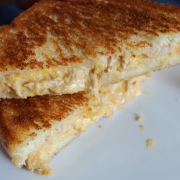 Tuna Melt Grilled Cheese Sandwich