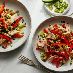 Tuna Salad With Hot and Sweet Peppers