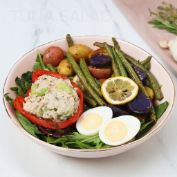 Tuna Salad With Roasted Veggies Recipe by Tasty