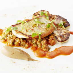 Turbot with Pearl Barley Recipe