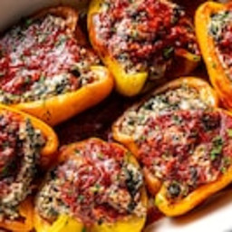 Turkey-and-Quinoa-Stuffed Peppers