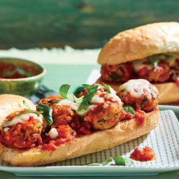 Turkey and Spinach Meatball Sandwiches Recipe