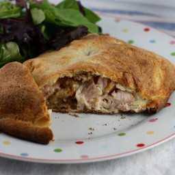 Turkey and Stuffing Calzones is Perfect for Thanksgiving Leftovers