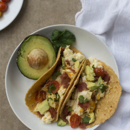 Turkey Bacon and Egg Breakfast Tacos + The Healthy Glow Guide