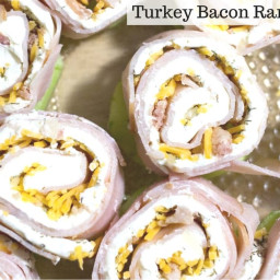 Turkey Bacon Ranch Pinwheels