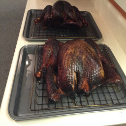 Turkey cured and smoked