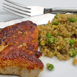 Turkey Cutlets with Quinoa Pilaf