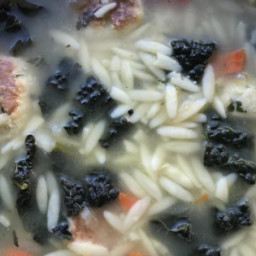 Turkey Italian Wedding Soup with Kale Recipe
