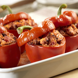 Turkey-Stuffed Bell Peppers