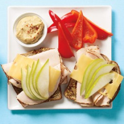 Turkey, Swiss and Pear Sandwich