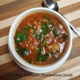 Turkey Tomato Florentine Soup THM E