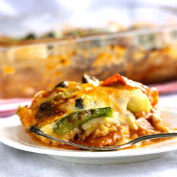 Turkey Zucchini Pizza Lasagna {GF, Low Carb & High Protein}
