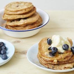 Turmeric + Blueberry Buttermilk Pancakes