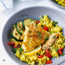 Turmeric Chicken And Rice