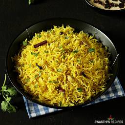 Turmeric Rice Recipe (Indian Yellow Rice)