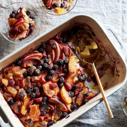 Turn Bottle of Prosecco Into Fruity Bread Pudding