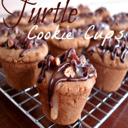 Turtle Cookie Cups