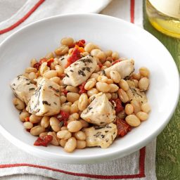 Tuscan Chicken and Beans