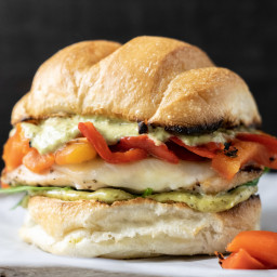 Tuscan Grilled Chicken Sandwiches with Pesto Mayo (20 min) • Zona Cook