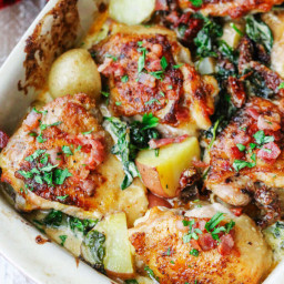 Tuscan Style Chicken and Potatoes