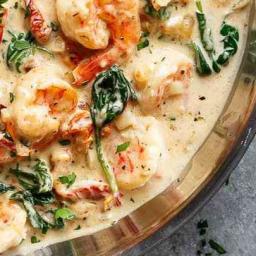 Tuscan Style Shrimp with Zoodles