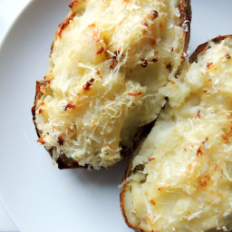 Twice-Baked Apple Blue Cheese Potatoes 