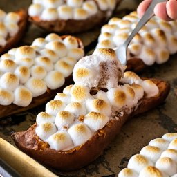 Twice Baked Candied Sweet Potatoes