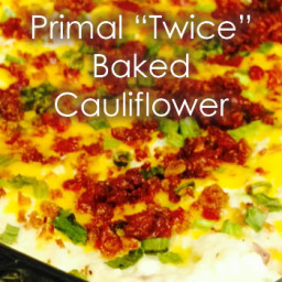 Twice Baked Cauliflower