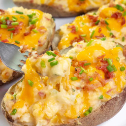 Twice Baked Potatoes {Easy and Fluffy!}