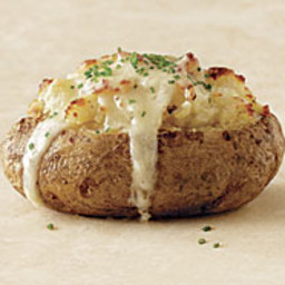 Twice-Baked Potatoes with Cheddar and Chives