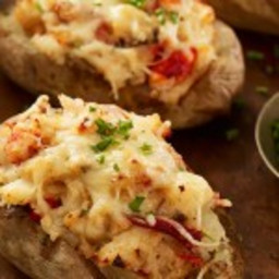 Twice Baked Potatoes with Maine Lobster