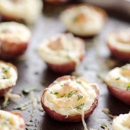 Twice Baked Ranch Potato Poppers