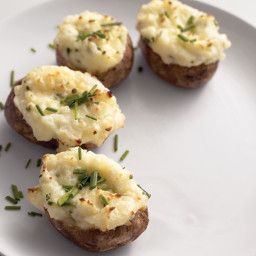 Twice-Baked Sour Cream And Chive Potatoes