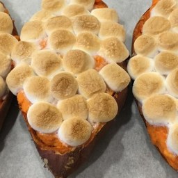 Twice-Baked Sweet Potatoes with Browned Butter