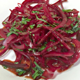 Twisted Beet Salad with a Citrus Dressing