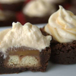 TWIX® Bites Brownies with Chocolate Caramel Frosting