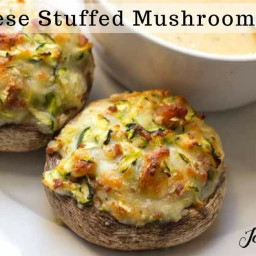 Two Cheese Stuffed Mushrooms – Low Carb, THM S