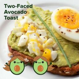 Two-Faced Avocado Toast (Gemini) Recipe by Tasty