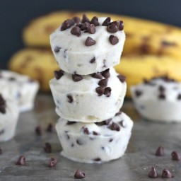 Two-Ingredient Banana Chocolate Chip Ice Cream Bites